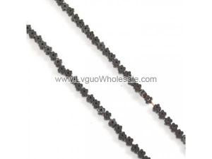 Non magnetic Hematite Beads, Flower, different size for choice & Customized, black, Hole:Approx 1mm, Length:Approx 15.7 Inch, Sold By Strand